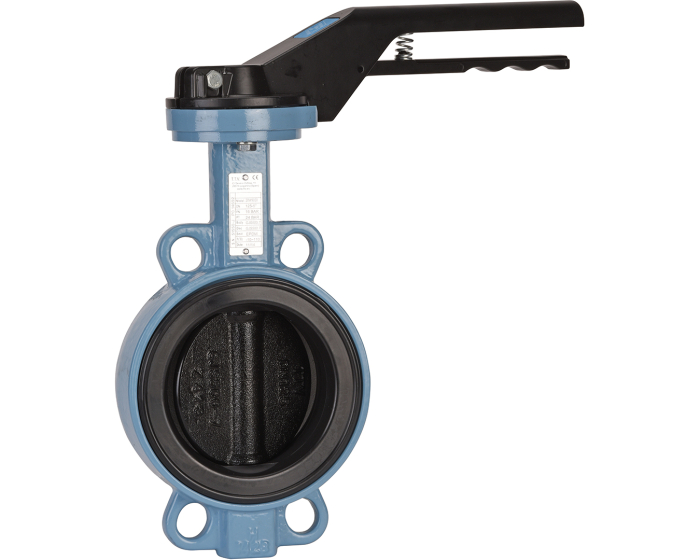 Ductile iron butterfly valve 1150 wafer GGG50 or CF8M disc/EPDM seat